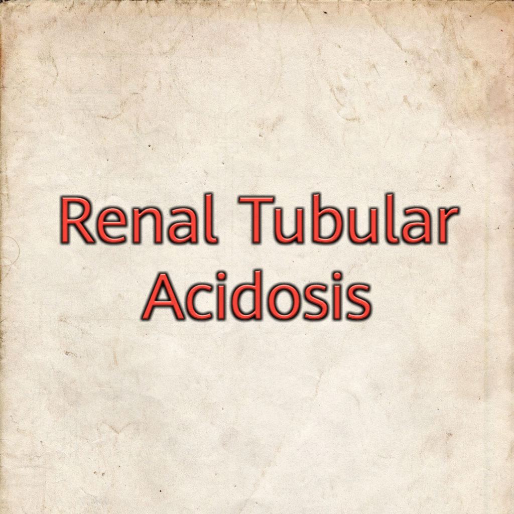 Renal Tubular Acidosis: Kidney’s Role in Acid-Base Balance